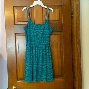 Blue Dress with Gorgeous Straps